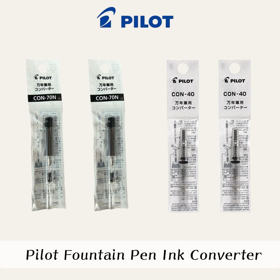 PILOT Fountain Pen Ink Converter CON-70N  CON-40  Genuine Refill Ink Converter for Fountain Pens Set