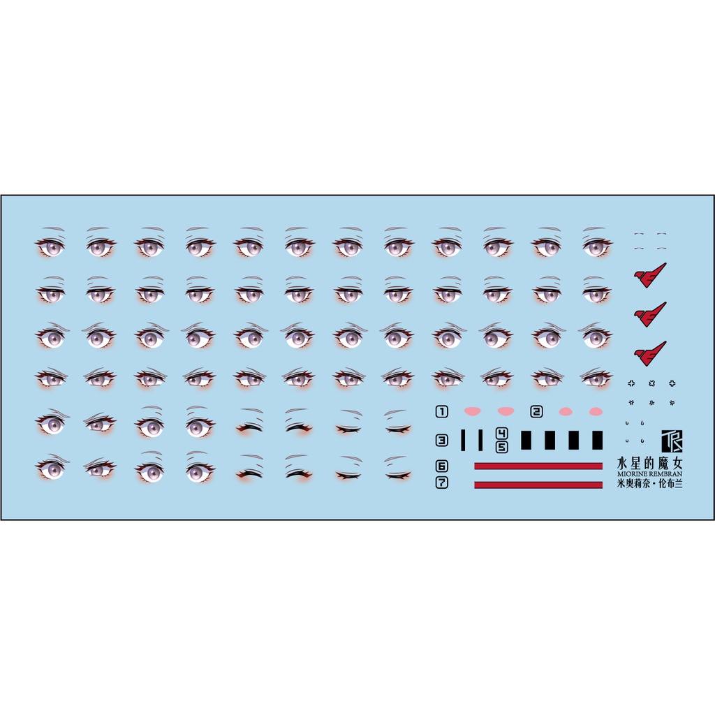 Decal Dán Trang Trí In Chữ Trans-am sphere TRS FRS Miorine Rembran