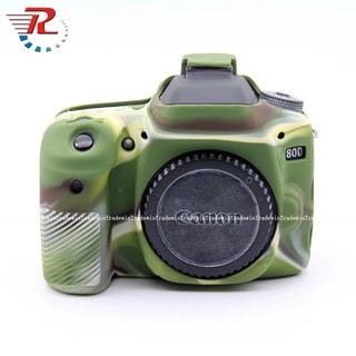 Ốp Silicon Mềm Bảo Vệ Máy Ảnh Canon EOS 80D 80D