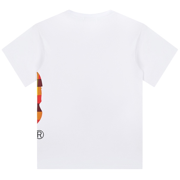 BAPE Áo thun nam nữ ngắn tay ngắn tay ngụy trang cổ tròn mới