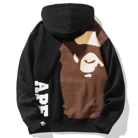BAPE Mới Áo Khoác Hoodie Họa Tiết Rằn Ri Thời Trang Cho Nam