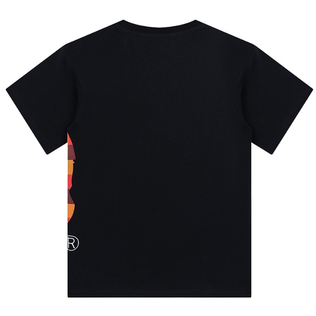 BAPE Áo thun nam nữ ngắn tay ngắn tay ngụy trang cổ tròn mới