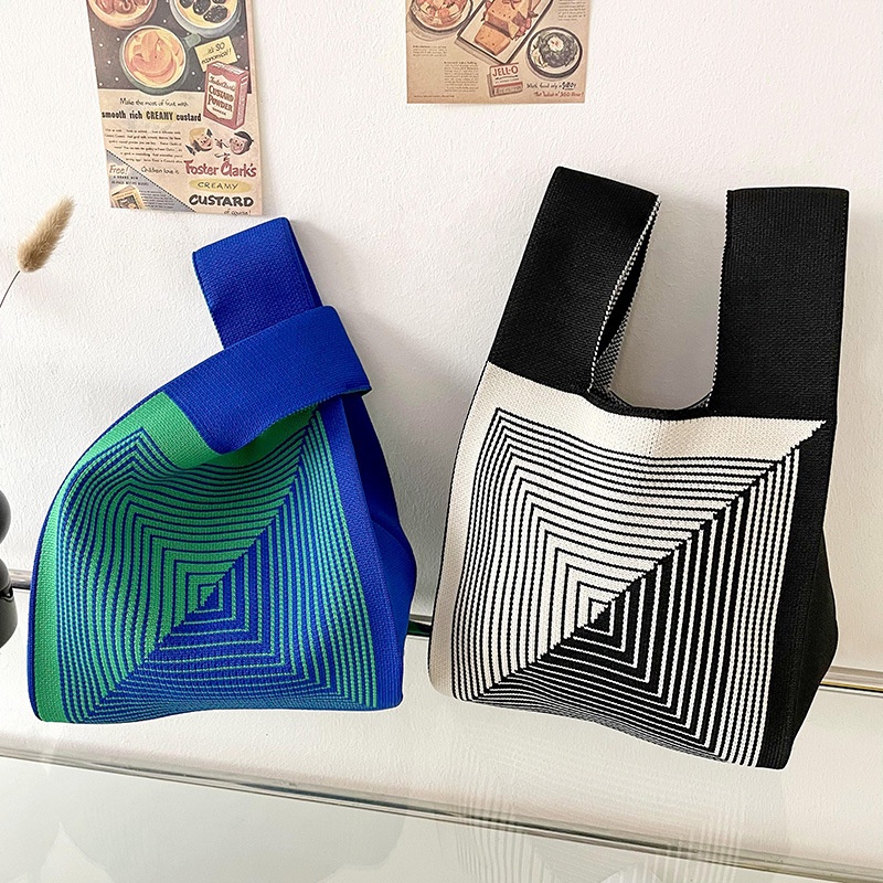 Túi Đeo Vai Đan Len Hình Gấu / Hoa Xinh Xắn Thời Trang Cho Bé Gái