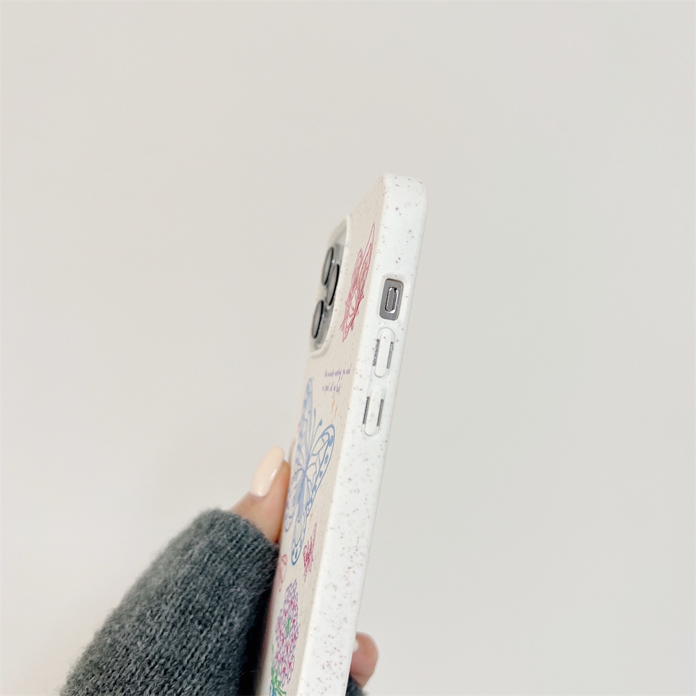 Ốp Điện Thoại TPU Dẻo Họa Tiết Bươm Bướm Thiết Kế Đơn Giản Thời Trang Cho iphone 14 Pro Max 13 12 11