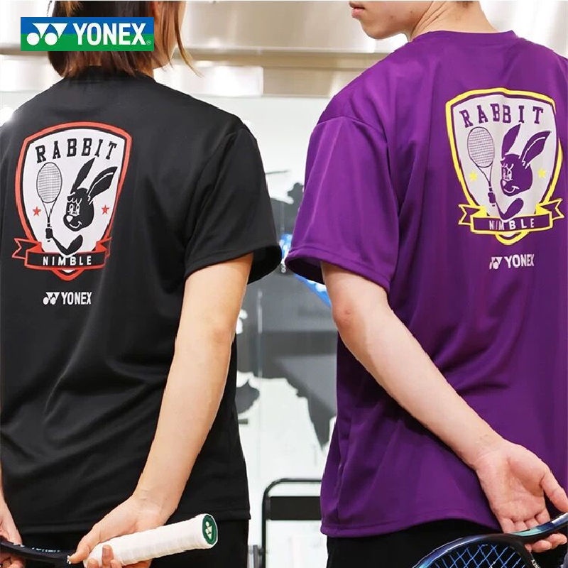 Áo Thun Cầu Lông yonex Ngắn Tay Thoáng Khí Mau Khô Cho Nam Nữ