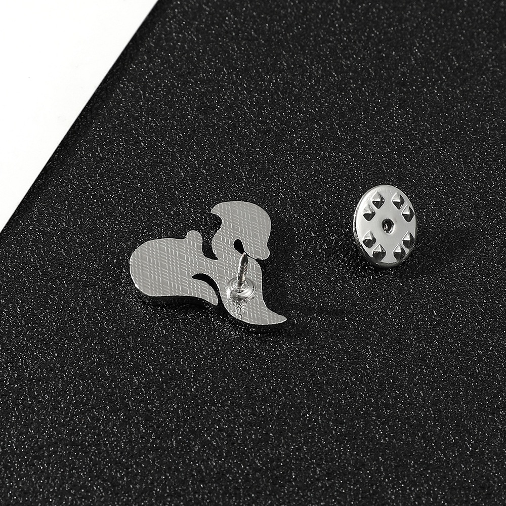 Ghim Cài Áo Kim Loại Hình Ngọn Lửa Phong Cách Hip Hop Thời Trang