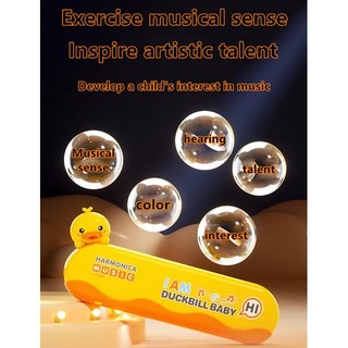 Kèn harmonica Hình Vịt Vàng Dễ Thương Cho Bé