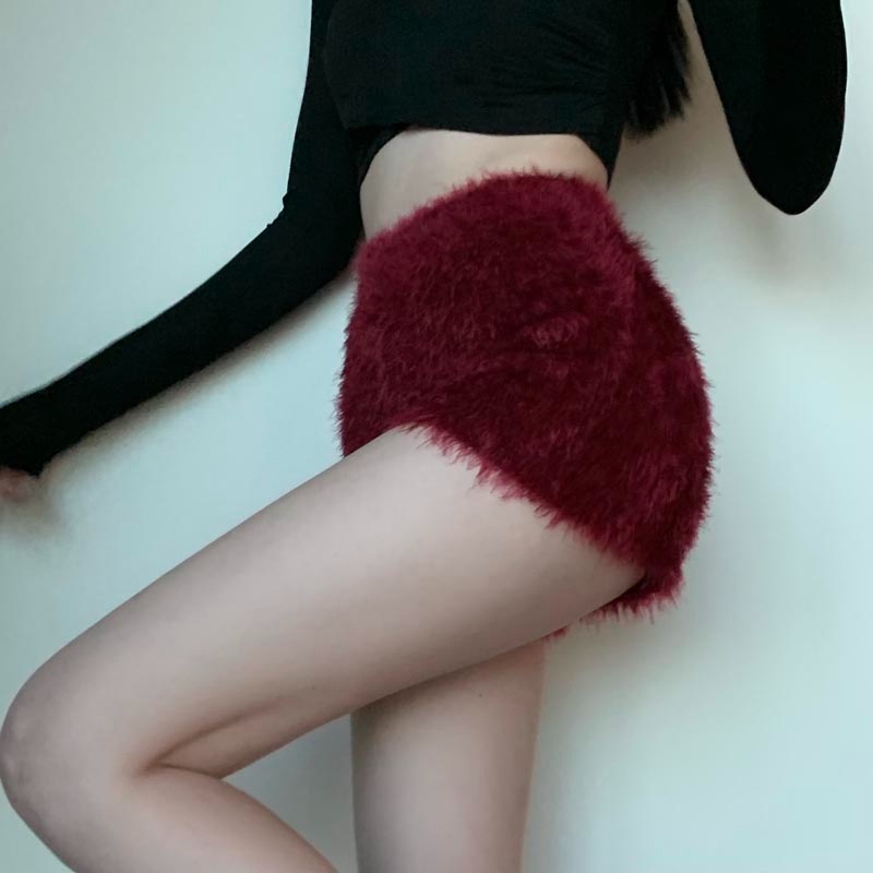 ZHELIHANGFEI Quần Short Nữ Lưng Cao Ôm Dáng Thời Trang