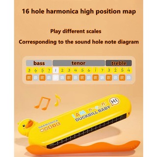 Kèn harmonica Hình Vịt Vàng Dễ Thương Cho Bé
