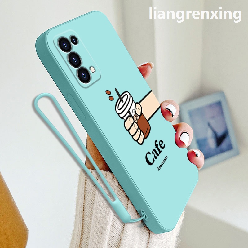 Ốp lưng oppo RENO 5 5g oppo RENO 4 4g reno5 5g lưng Ốp Điện Thoại Silicon Mềm Chống Sốc Cho oppo RENO 5 5g oppo RENO 4 4g reno5 5g YTKF01 viền vuông cute
