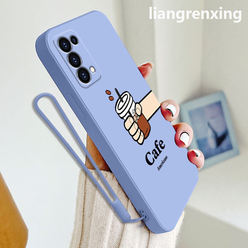 Ốp lưng oppo RENO 5 5g oppo RENO 4 4g reno5 5g lưng Ốp Điện Thoại Silicon Mềm Chống Sốc Cho oppo RENO 5 5g oppo RENO 4 4g reno5 5g YTKF01 viền vuông cute