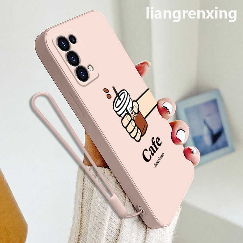 Ốp lưng oppo RENO 5 5g oppo RENO 4 4g reno5 5g lưng Ốp Điện Thoại Silicon Mềm Chống Sốc Cho oppo RENO 5 5g oppo RENO 4 4g reno5 5g YTKF01 viền vuông cute