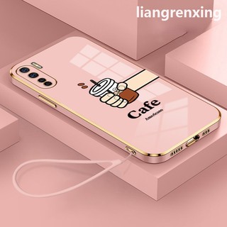ốp lưng oppo reno 3 pro oppo reno 3 Ốp Điện Thoại Silicon Mềm Mạ Điện Chống Sốc DDKF01 Cho oppo reno 3 pro oppo reno 3 viền vuông cute