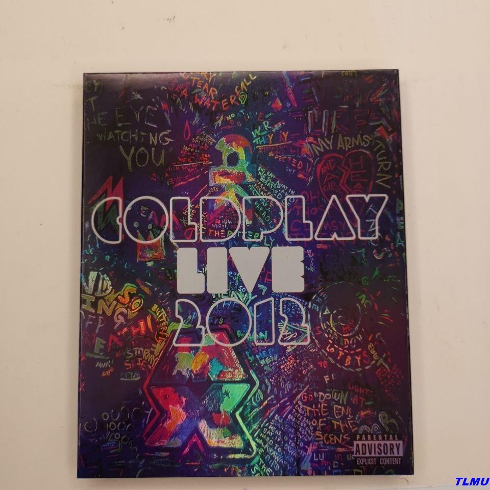 Áo Thun In Chữ Coldplay Band 2012 Concert Blu-ray 25G T0426 Thời Trang Cho Nam