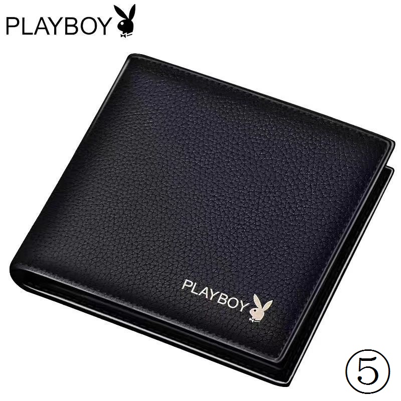 Ví Da Bò Playboy Dáng Ngắn Đa Năng Cá Tính Cho Nam