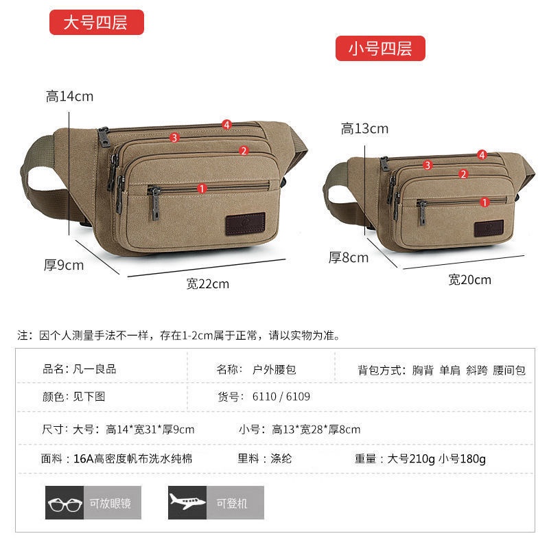 Túi Canvas Đeo Hông Sức Chứa Lớn Đựng Điện Thoại Cho Nam Nữ Công Sở Làm Việc Xây Dựng _ Nn j beauty