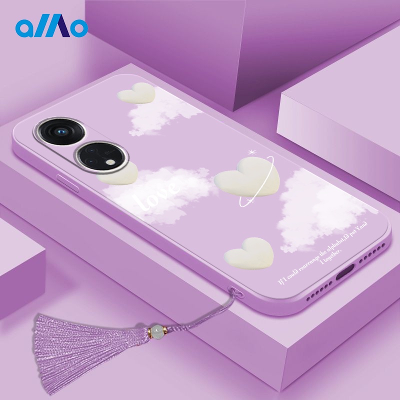 Ốp Điện Thoại Mềm Hình Đám Mây Cho Oppo A98 5g A78 5g Reno8 T 4g 5g A17k A17 A77s A77 5g A57 A55 A16 A15 2022