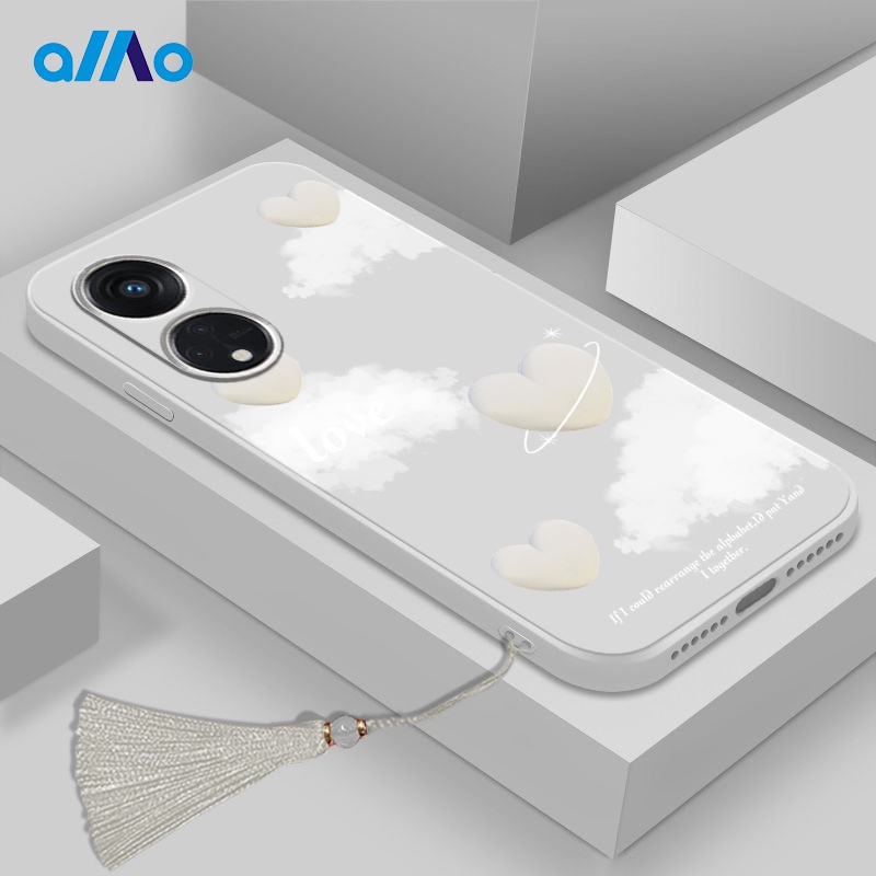Ốp Điện Thoại Mềm Hình Đám Mây Cho Oppo A98 5g A78 5g Reno8 T 4g 5g A17k A17 A77s A77 5g A57 A55 A16 A15 2022