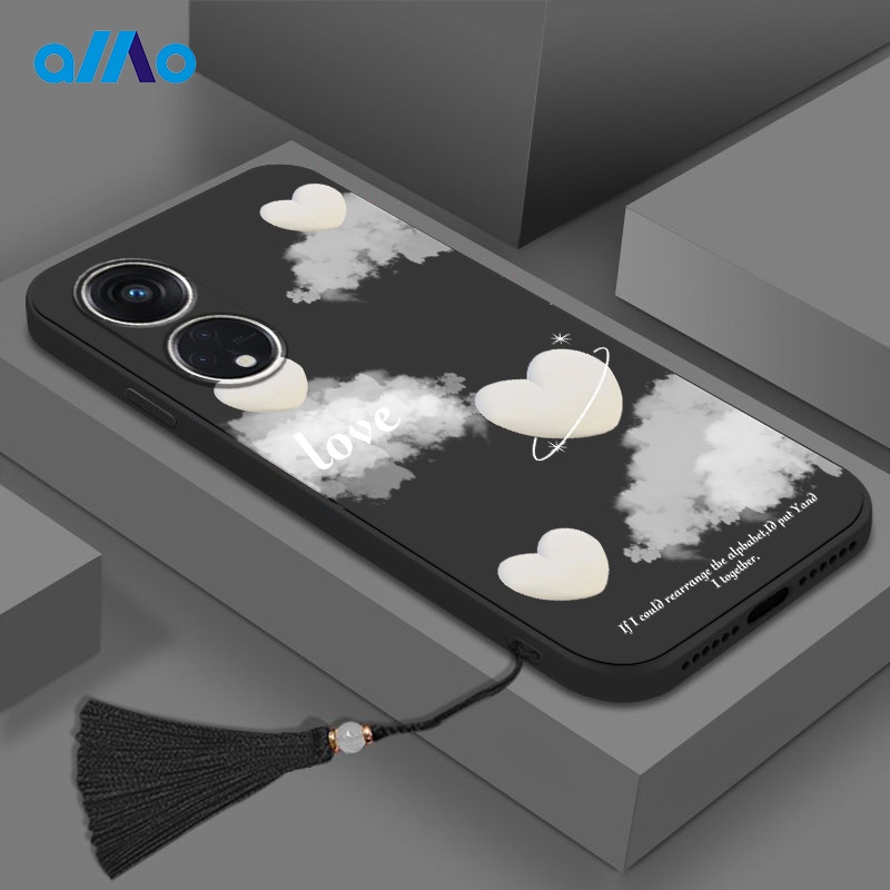 Ốp Điện Thoại Mềm Hình Đám Mây Cho Oppo A98 5g A78 5g Reno8 T 4g 5g A17k A17 A77s A77 5g A57 A55 A16 A15 2022