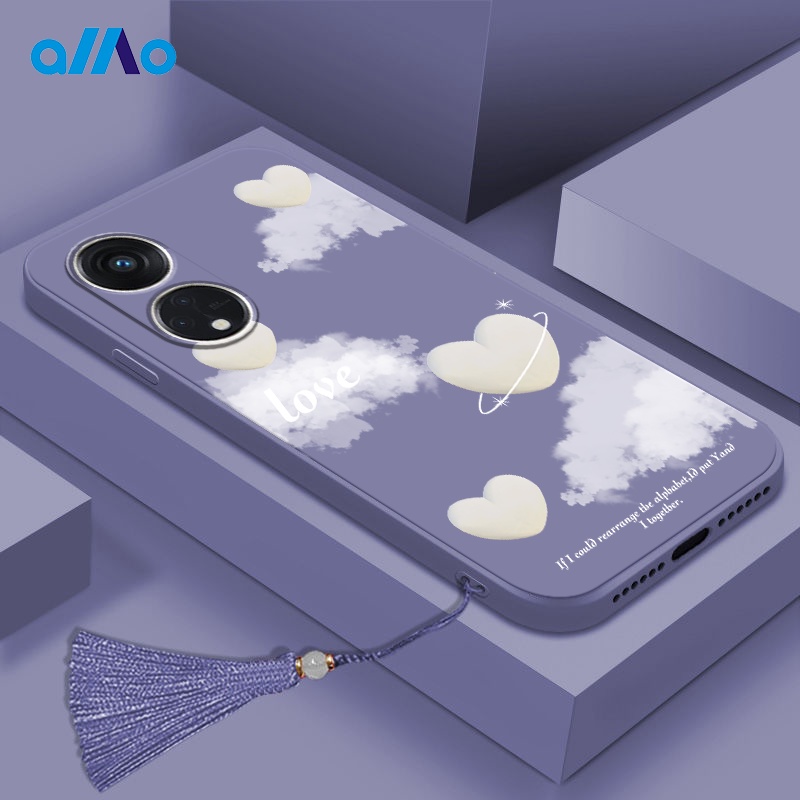 Ốp Điện Thoại Mềm Hình Đám Mây Cho Oppo A98 5g A78 5g Reno8 T 4g 5g A17k A17 A77s A77 5g A57 A55 A16 A15 2022