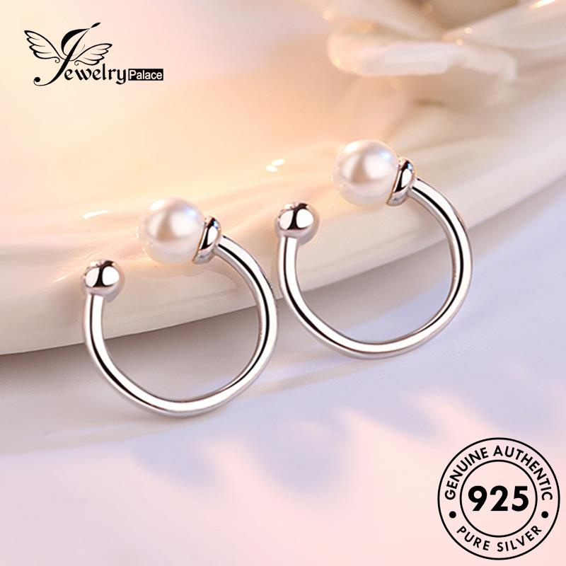 Bông Tai Mạ Bạc 927 Phối Tua Rua Đính Ngọc Trai Thời Trang Cho Nữ M033