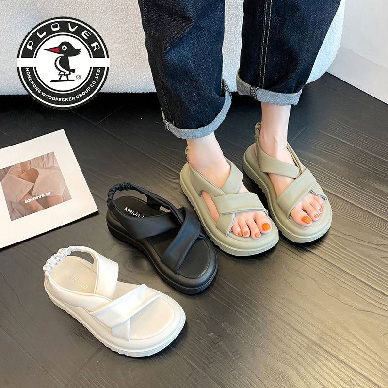 Giày Sandal Đế Dày Phong Cách Thời Trang Roman Dành Cho Nữ
