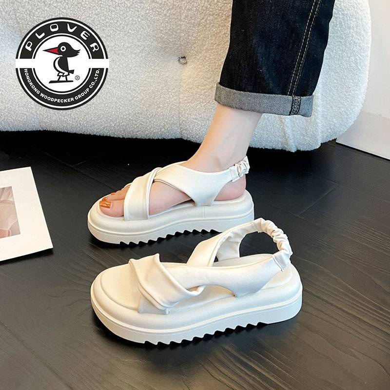 Giày Sandal Đế Dày Phong Cách Thời Trang Roman Dành Cho Nữ