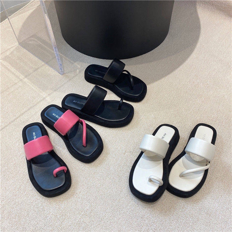 Giày Sandal Đế Dày Thời Trang Mùa Hè Hàn Quốc