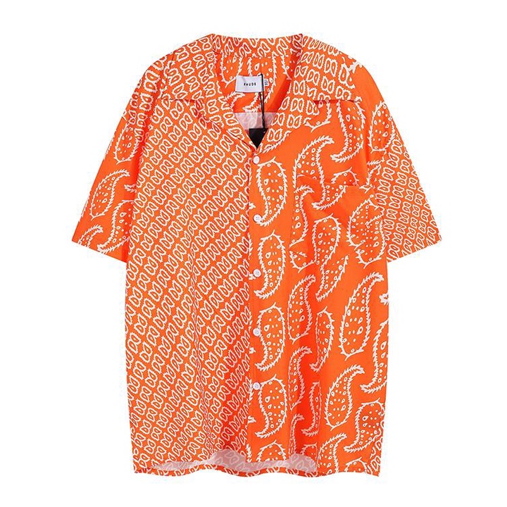 Áo Thun Tay Ngắn Và Quần Dài In Hình RHUDE Phong Cách Mỹ Khô Nhanh Phong Cách Mới Cho Nam Và Nữ