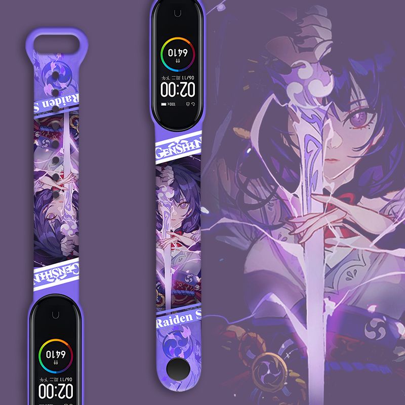 Vòng Đeo Tay Thông Minh Genshin Anime Thời Trang Chống Nước Cảm Ứng Màn Hình LED 7.17 Dành Cho Học Sinh Trẻ Em