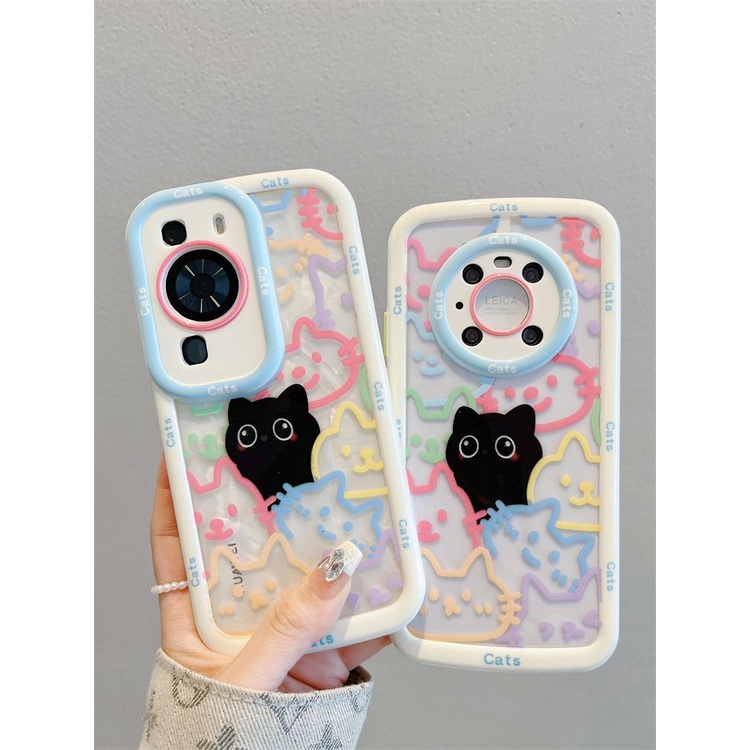 Ốp Điện Thoại Hình Mèo Cho iphone15promax / 15141113Ốp Điện Thoại Thời Trang Cho Nữ xr12x14xs678plus 14Xs678Plus
