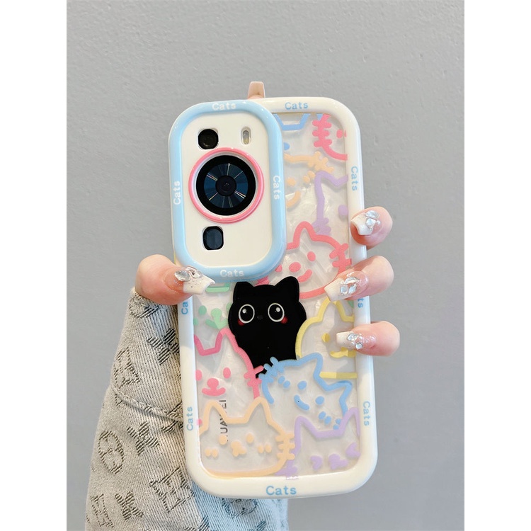 Ốp Điện Thoại Hình Mèo Cho iphone15promax / 15141113Ốp Điện Thoại Thời Trang Cho Nữ xr12x14xs678plus 14Xs678Plus