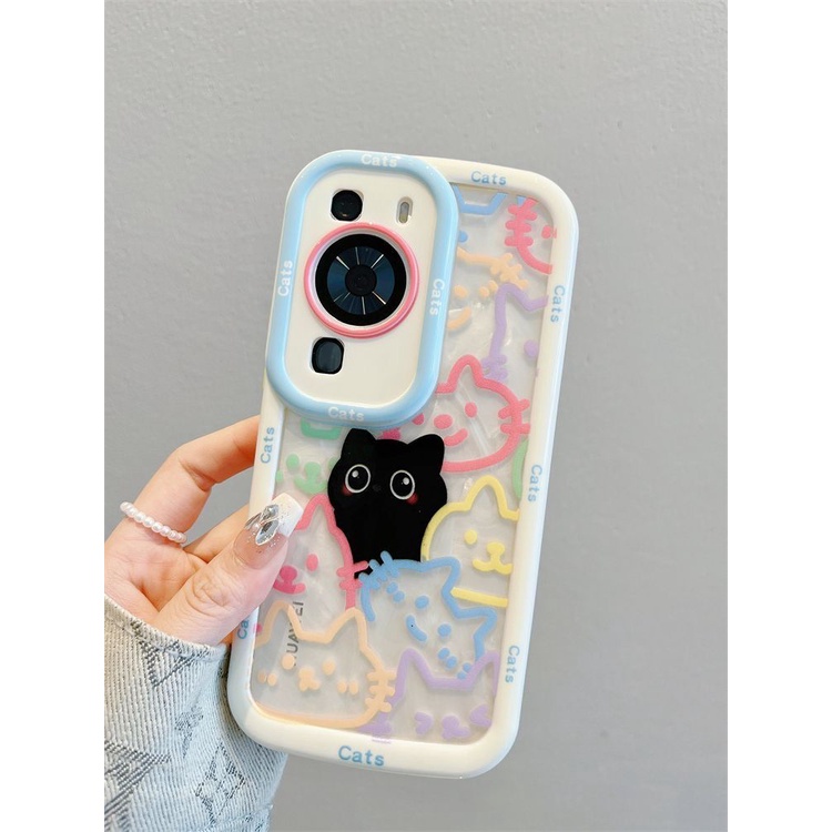 Ốp Điện Thoại Hình Mèo Cho iphone15promax / 15141113Ốp Điện Thoại Thời Trang Cho Nữ xr12x14xs678plus 14Xs678Plus