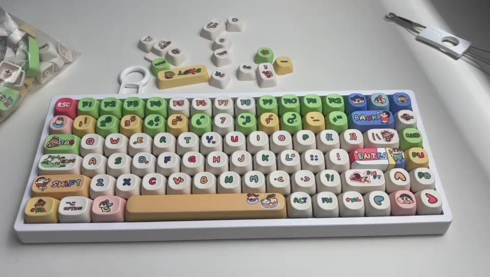 Crayon Shin-chan Keycap MOA Profile PBT Thuốc nhuộm nhiệt thăng hoa Mũ bàn phím cơ dễ thương Kawayi Keycap | BigBuy360 - bigbuy360.vn