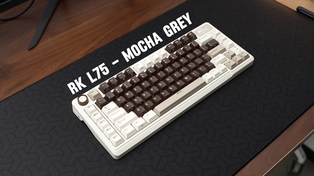 Royal Kludge RK L75 Knight Black 85 Key Diy Tri-Mode RGB Bàn phím cơ không dây Bluetooth 2.4G | BigBuy360 - bigbuy360.vn