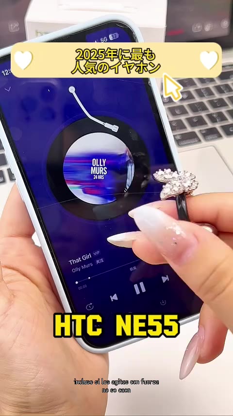 NE55 Tai nghe dịch bluetooth 6.0 Chế độ phụ đề trực tiếp kẹp tai HD truyền & Gọi khử tiếng ồn IPX4 có micrô | BigBuy360 - bigbuy360.vn