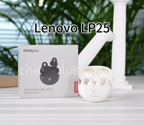 Tai nghe Bluetooth Lenovo LP25 Thoải mái Mặc dài Tuổi thọ pin Giảm tiếng ồn thông minh BT5.4 | BigBuy360 - bigbuy360.vn