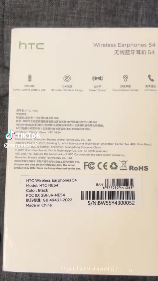 HTC NE54 AI Dịch Tai Nghe Bluetooth Dịch Thời Gian Thực BluetoothTWS Bluetooth 6.0 Chất Lượng Âm Thanh HiFi IPX5 Tai Nghe Không Dây Chống Nước Hỗ Trợ Giấy Dán Tường Thay Thế Bảo Hành Một Năm | BigBuy360 - bigbuy360.vn
