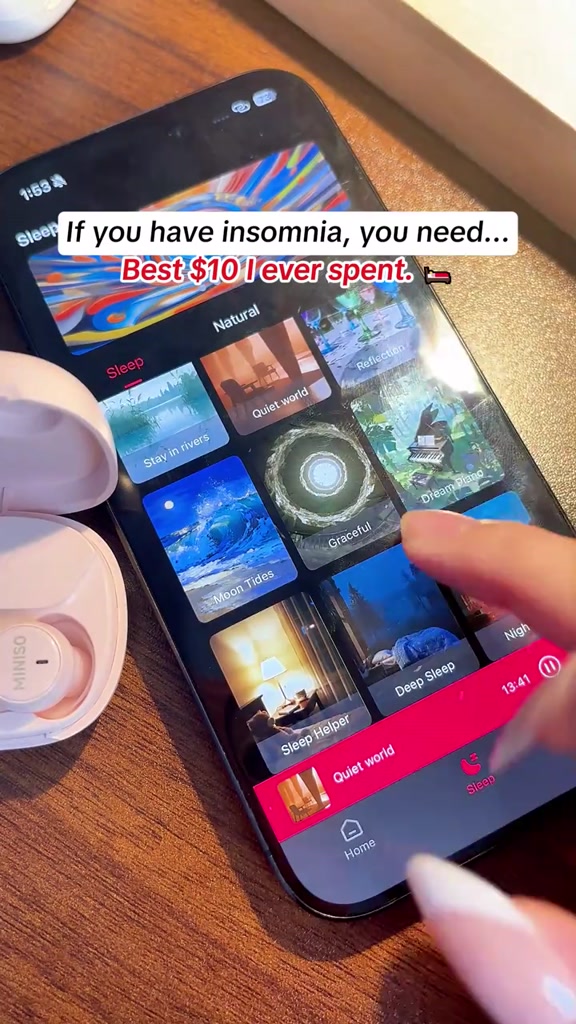 Tai nghe ngủ MINISO MS217 Tai nghe nhét tai khử tiếng ồn chủ động (ANC) Tai nghe Bluetooth | BigBuy360 - bigbuy360.vn