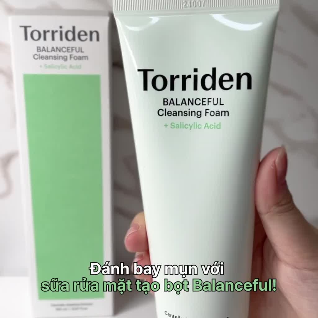 [Torriden Chính hãng] Sữa rửa mặt tạo bọt làm sạch da BALANCEFUL CICA, 150ml , Cleansing Foam | BigBuy360 - bigbuy360.vn
