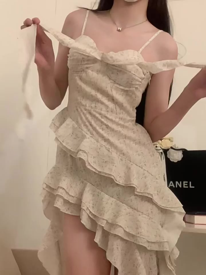 KEYADAI Váy đi biển Váy Đầm Váy nữ body đầm thời trang Casual Minimalist Thể thao WLQ2440AXT 15Z240409 | BigBuy360 - bigbuy360.vn
