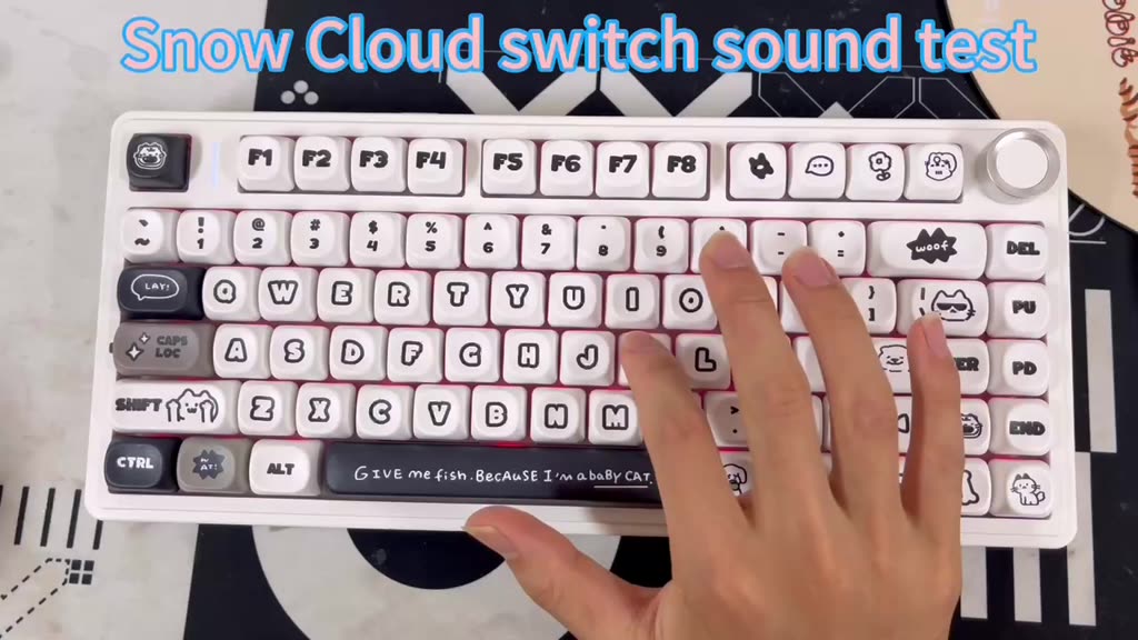 Mèo Và Chó Con Keycaps MOA Profile PBT Chất Liệu Thăng Hoa Nhiệt Cá Tính Dễ Thương Keycap Cho Bàn Phím Cơ | BigBuy360 - bigbuy360.vn