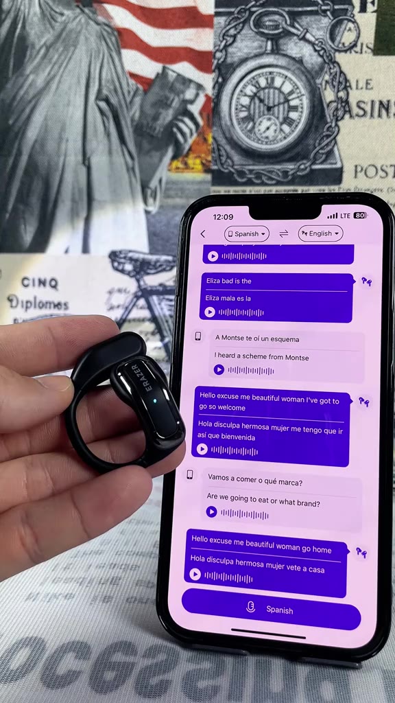 Lenovo ERAZER XP3 Al Tai nghe không dây dịch thời gian thực thông minh Bluetooth 5.4 Sleep ASMR có màn hình cảm ứng LED Tai nghe kinh doanh có Mic chống nước IPX5 | BigBuy360 - bigbuy360.vn