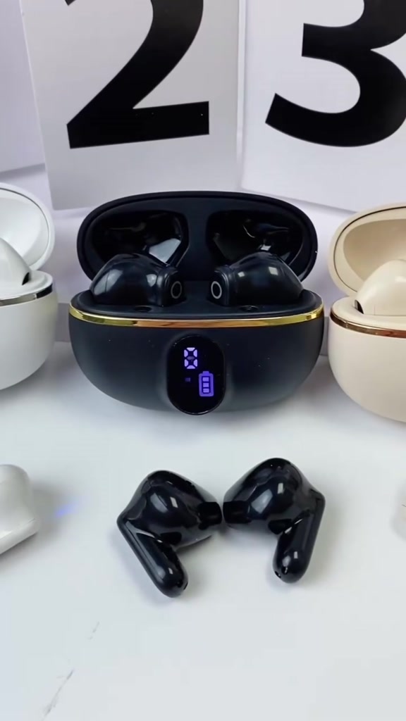 Tai nghe KY5 PRO Nhét Tai Ánh Sáng Mới Nhất [Quà tặng miễn phí] 1 Nhãn dán hoạt hình+1 Bao tay chơi game,Âm thanh nổi mức HiFi, Màn hình kỹ thuật số thông minh, Micrô tích hợp, Chống nước iPX5, Điều khiển cảm ứng,Giảm tiếng ồn ENC | BigBuy360 - bigbuy360.vn