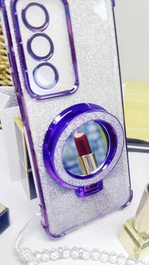 Ốp lưng gương có dây đeo