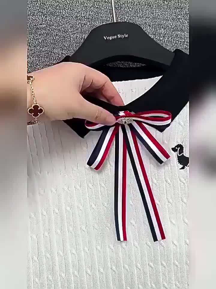 Meet-Adm Áo Thun Dệt Kim Tay Ngắn Cho Nữ Áo Thun Cổ Polo Thời Trang Mùa Hè Mới Đa Năng | BigBuy360 - bigbuy360.vn