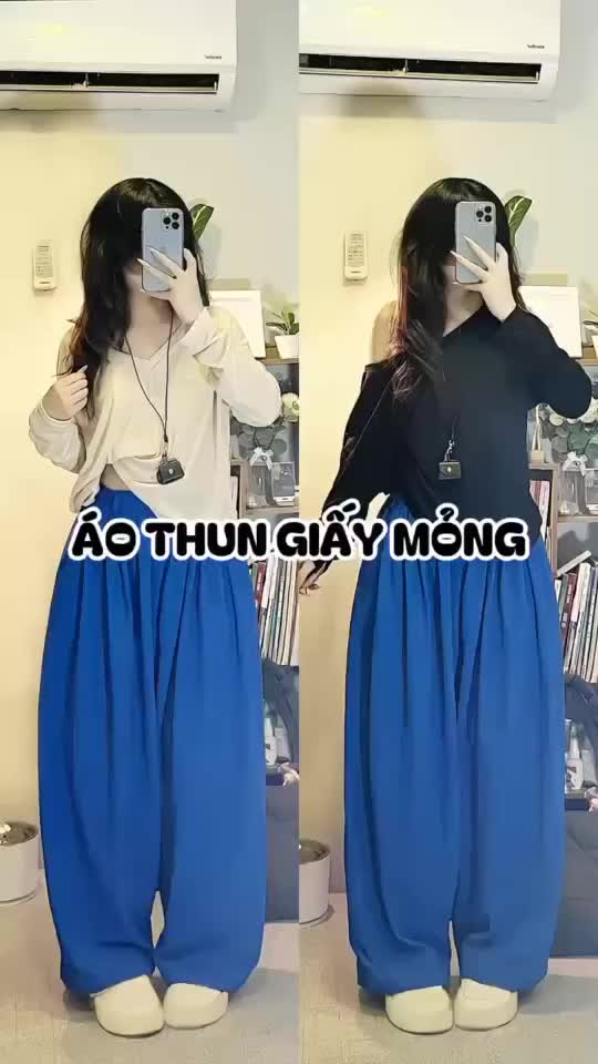 Áo chống nắng lệch vai cổ v Ovesize Top Mỏng Tay Dài Phong Cách Mới Thích Hợp Mùa Hè | BigBuy360 - bigbuy360.vn