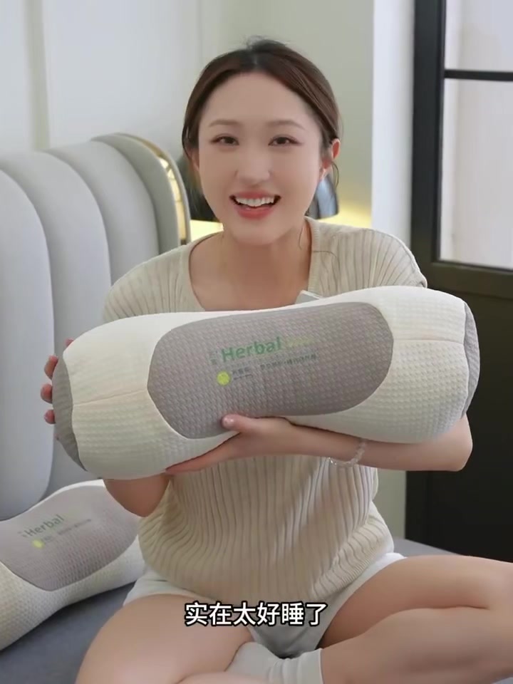 Gối cột sống MISUPS, Gối kiều mạch chống vòm giúp ngủ, Giảm đau cổ thoáng khí di động Gối cổ kéo hình trụ cho người lớn | BigBuy360 - bigbuy360.vn