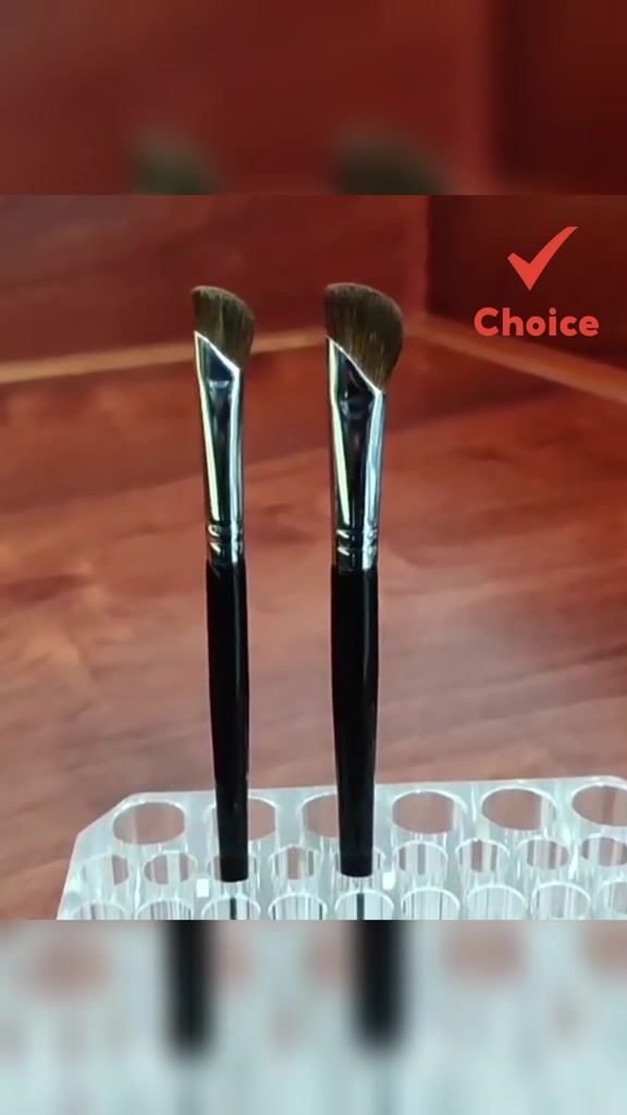Bàn chải trang điểm Horsehair cho đường viền mũi & mắt, Bộ cọ trộn và làm nổi bật chuyên nghiệp | BigBuy360 - bigbuy360.vn