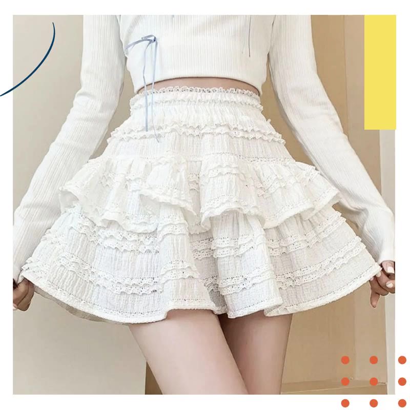 [Pre-Order] Set Nữ Hàn Quốc Dopamine Đầm Xanh Cake Dress Phong Cách Ngọt Ngào Xuân | BigBuy360 - bigbuy360.vn